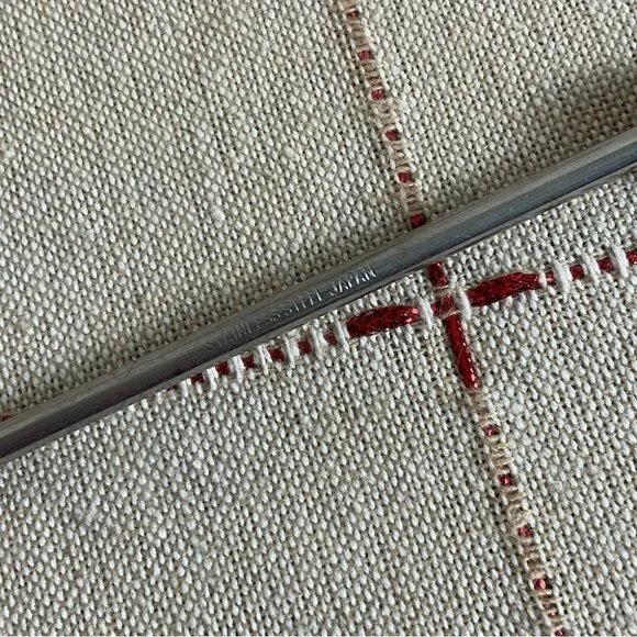 Vtg Japan Styson Fondue Fork Skewers Set Teak Wood Rainbow Ends Colored Ends - Picture 7 of 7